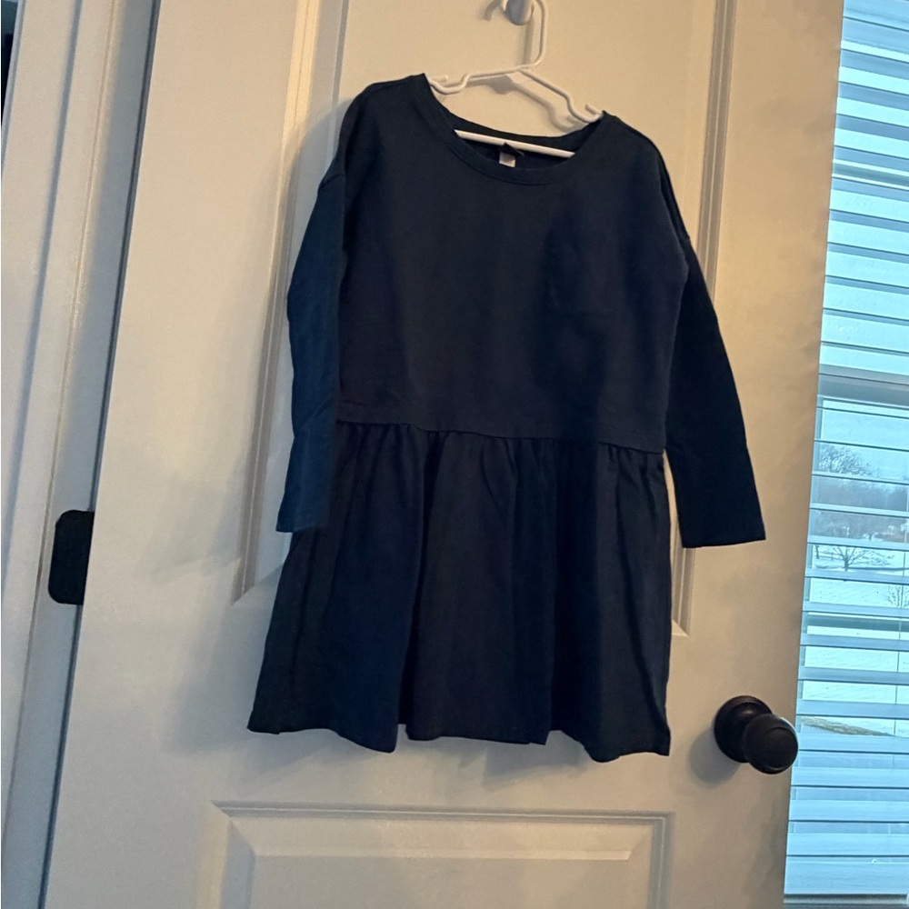 Tea Collection Navy Blue Kids Dress